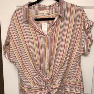 Lou & Grey Striped Blouse